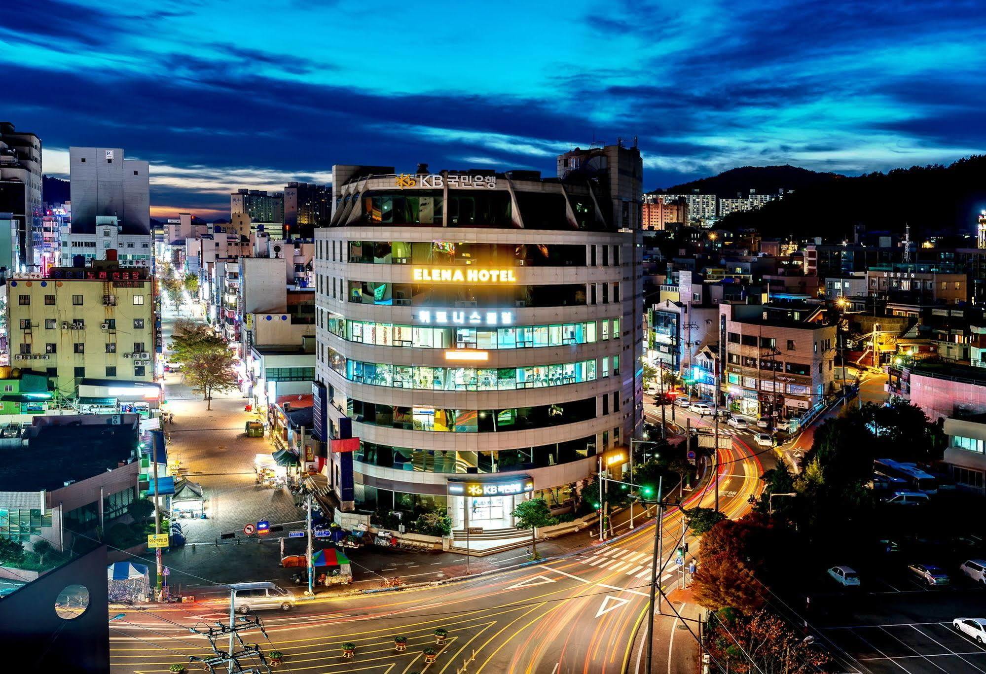 Elena Business Hotel Yeosu Exterior foto